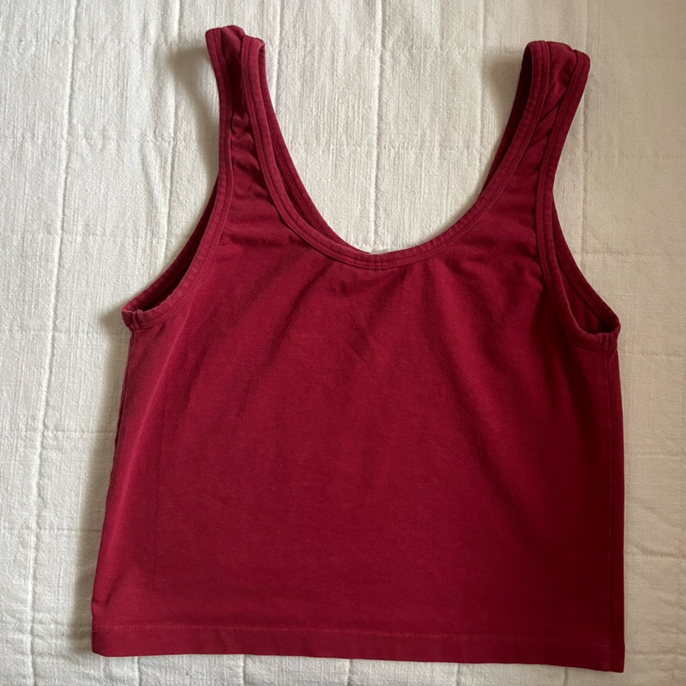 Jungmaven red sporty tank size medium